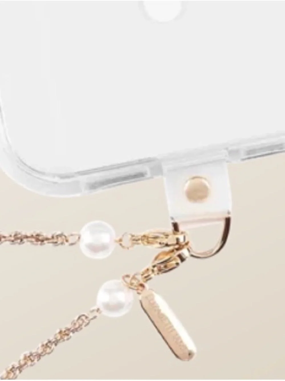 NWT-Elizabeth James Pearl Bow Phone Holder